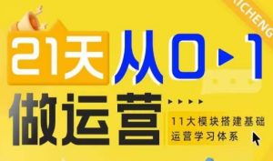 21天从0-1做运营，11大维度搭建基础运营学习体系-E网资源