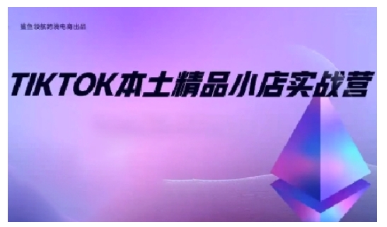 TikTok本土精品小店出海实战营，从入门到高阶，不止0-1!-E网资源