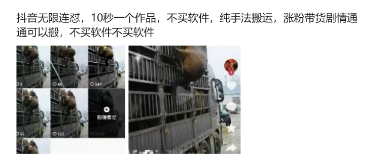 抖音无限连怼,10秒一个作品不买软件,纯手法搬运,涨粉带货剧情通通可以搬-E网资源
