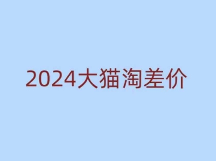 2024版大猫淘差价课程，新手也能学的无货源电商课程-E网资源