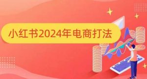 小红书2024年电商打法，手把手教你如何打爆小红书店铺-E网资源