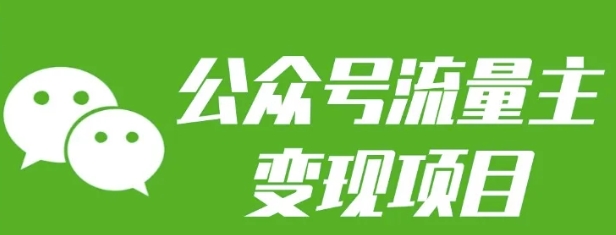 公众号流量主变现项目：每天2小时，普通人每月多挣三五千-E网资源