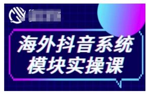 海外抖音Tiktok系统模块实操课，TK短视频带货，TK直播带货，TK小店端实操等-E网资源