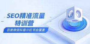 SEO精准流量特训营，百度微信抖音小红书全覆盖，带你搞懂搜索优化核心技巧-E网资源