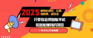2025蓝海新玩法植物也疯狂，跳舞的植物视频有流量涨粉快，多平台去发布，轻松月入过W-E网资源