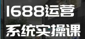 1688高阶运营系统实操课,快速掌握1688店铺运营的核心玩法-E网资源