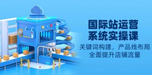国际站运营系统实操课：关键词构建，产品线布局，全面提升店铺流量-E网资源