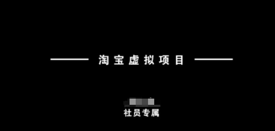 淘宝虚拟项目，从理论到实操，新手也能快速上手-E网资源