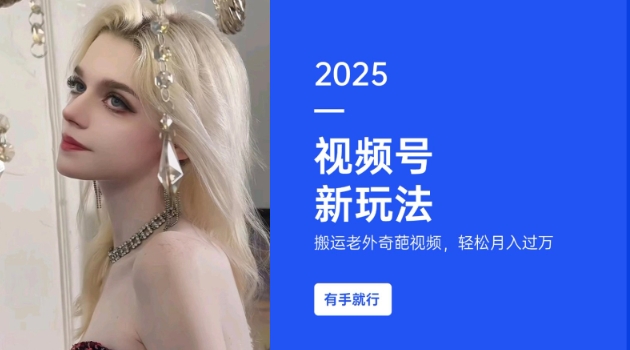 搬运老外奇葩视频，撸视频号分成计划收益，每天只需一小时，新手小白轻松月入过W-E网资源