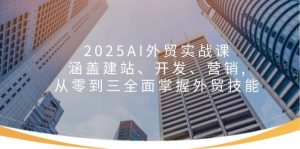 2025AI外贸实战课：涵盖建站、开发、营销, 从零到三全面掌握外贸技能-E网资源