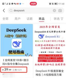 利用热门DeepSeek赚钱项目，多种变现方式小白也能盲赚3W+，就是用这个方法-E网资源