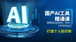 国产AI工具精通课，玩转DeepSeek，Kimi，mindshow，打造个人知识库-E网资源