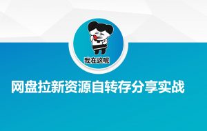 网盘拉新资源自动转存分享实战-E网资源