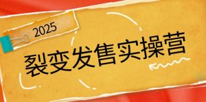 裂变发售实操营，全景解析裂变逻辑，打造动销新玩法，助力私域流量引爆-E网资源