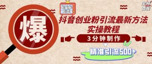轻松制作创业类视频，不违规、不封号，可矩阵批量发布，一天被动加精准...-E网资源