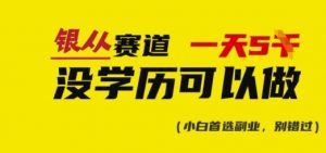 靠银从证书，日入多张，会截图就能做，直接抄答案(附：银从合集)-E网资源