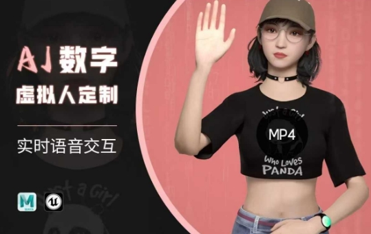 Ai数字人虚拟(智能体)实时语音交互特训营,自行定制超写实角色AI数字人交互技术-E网资源