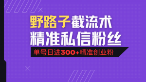 抖音评论区野路子引流术，精准私信粉丝，单号日引流300+精准创业粉-E网资源