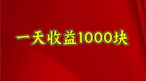 一天收益1000+ 稳定项目，可以做视频号，也可以做快手抖音-E网资源