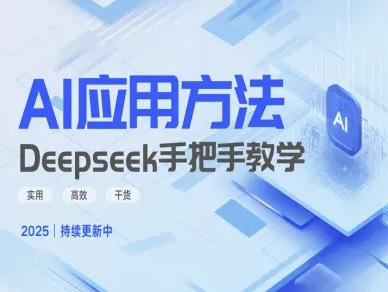 Deepseek实际应用技巧—手把手教学版，实用高效干货-E网资源