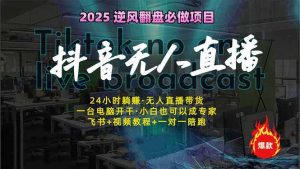 抖音无人直播新风口：轻松实现睡后收入，一人管理多设备，24小时不间断...-E网资源