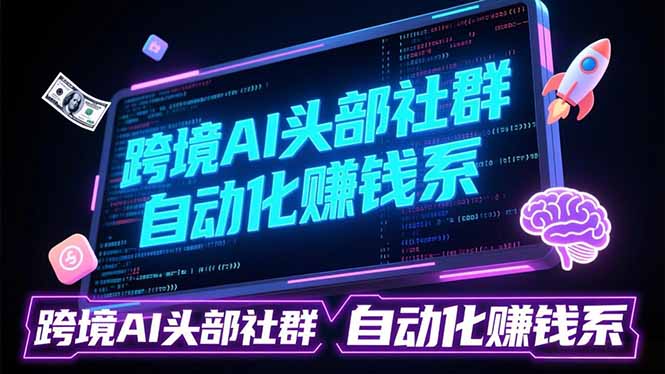 跨境AI头部社群前沿精选：聚焦可落地的AI实战经验，快速构建你的自动化赚钱系-E网资源
