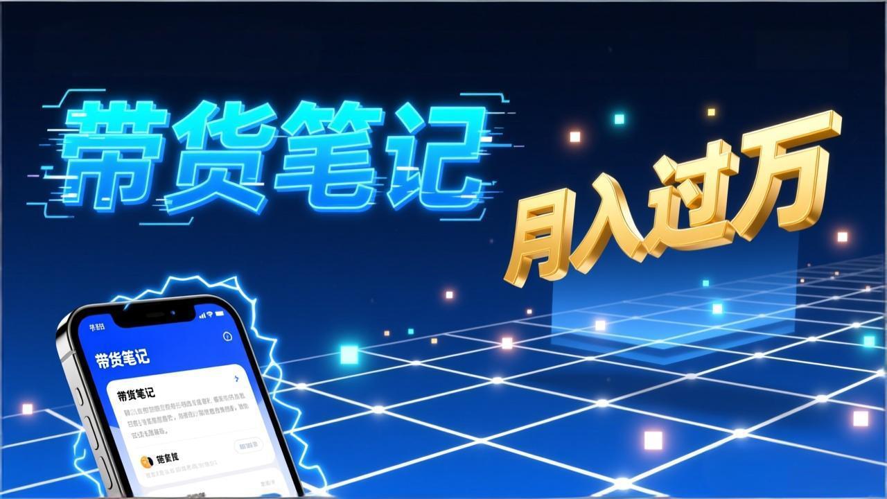 小红书爆款笔记带货实战:拆解封面标题正文全要素,手把手教你单篇笔记带货月入过万-E网资源