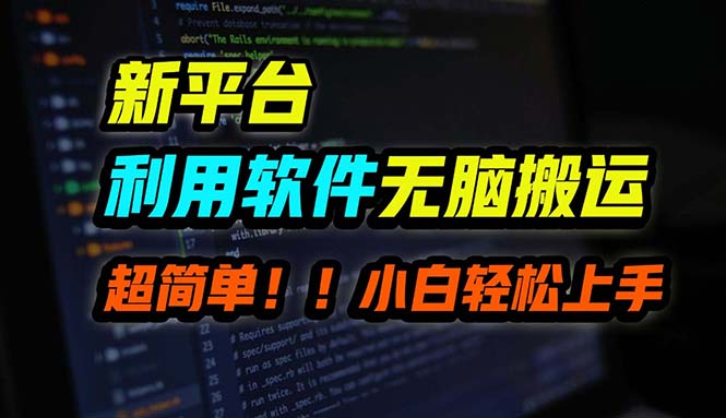 B站平台用软件无脑搬运，月赚10000+，小白也能轻松上手-E网资源