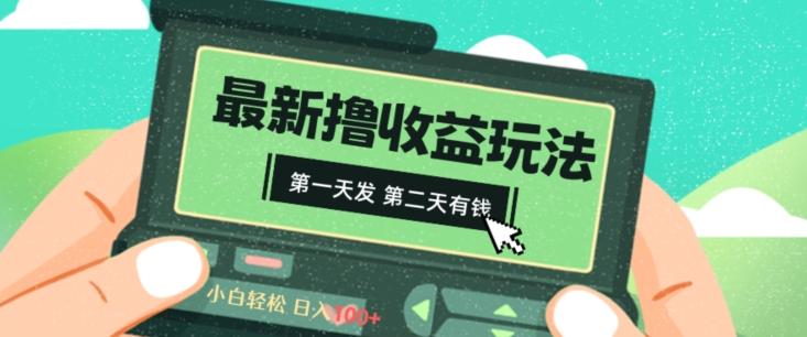 2024最新撸视频收益玩法，第一天发，第二天就有钱-E网资源