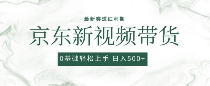 2024最新京东视频带货项目，最新0粉强开无脑搬运爆款玩法，小白轻松上手【揭秘】-E网资源