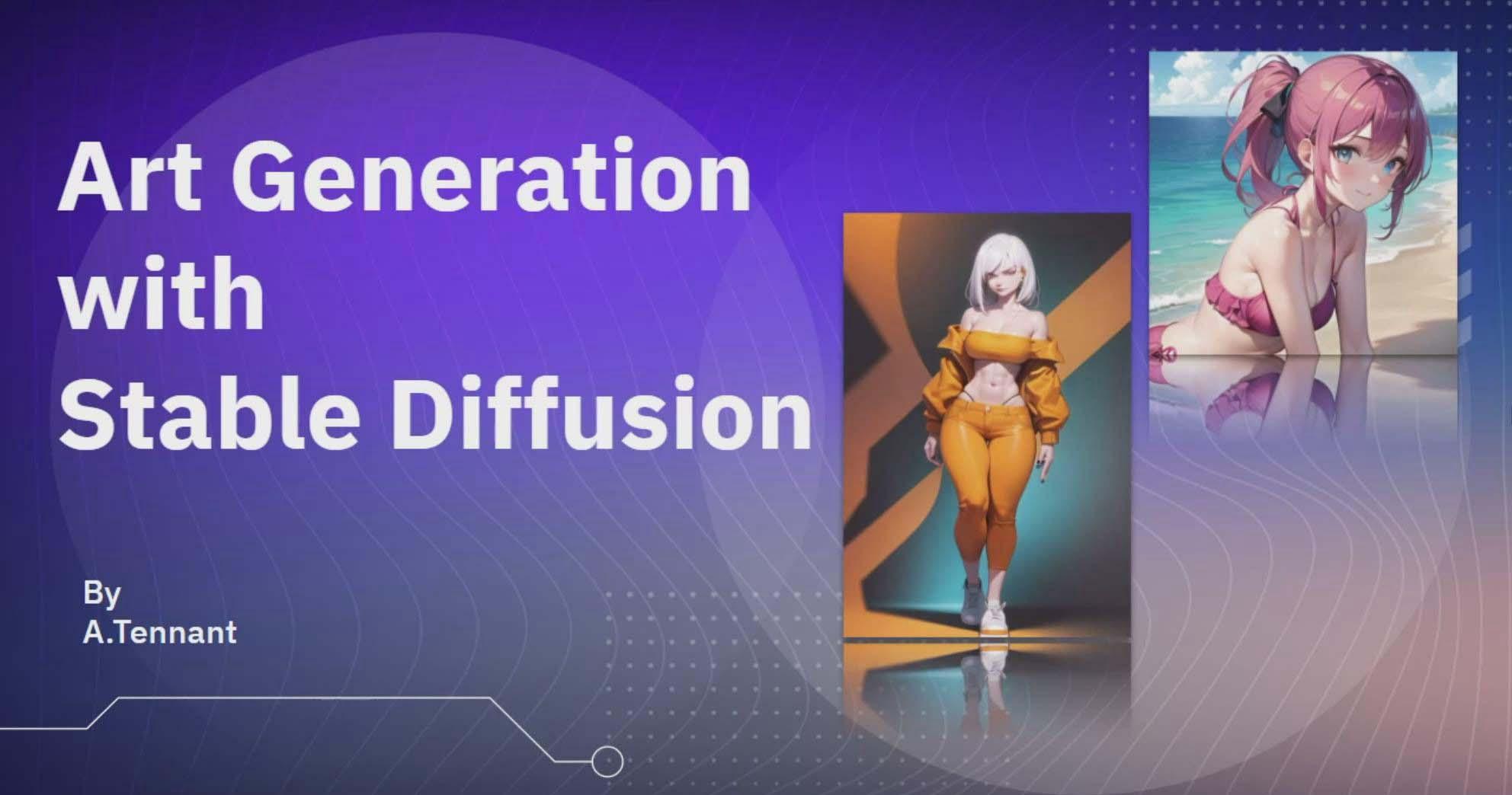 图片[1]-利用Stable Diffusion AI人工智能生成动漫艺术分步教程-14节课-中英字幕-E网资源