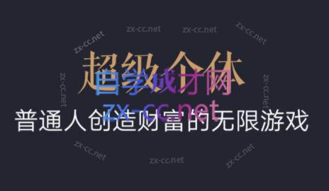 超级个体·普通人创造财富的无限游戏-E网资源