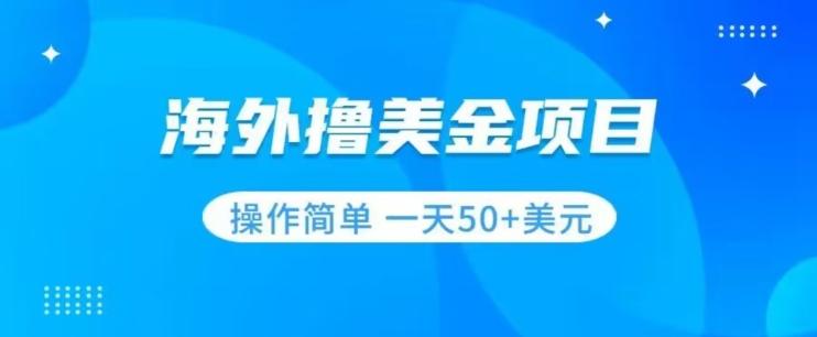 撸美金项目无门槛操作简单小白一天50+美刀-E网资源