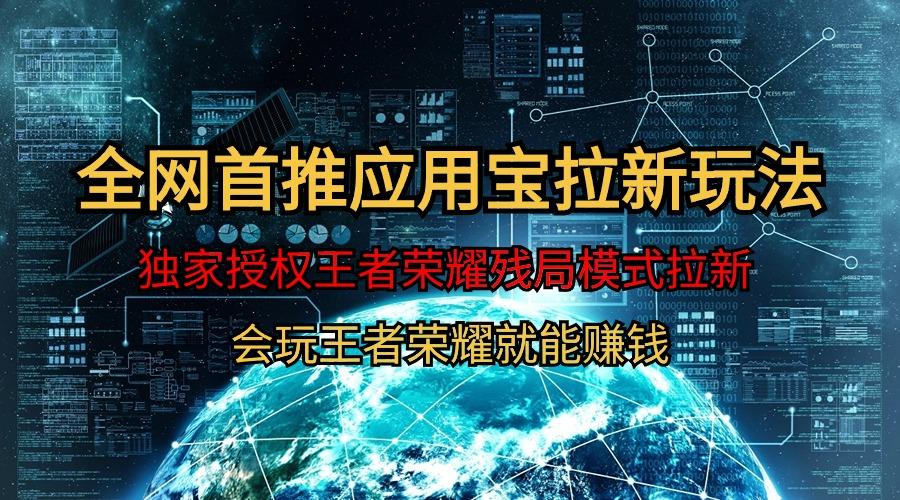 (9907期)【全网首发】腾讯应用宝王者荣耀残局模式拉新赛道，轻松日如1000+-E网资源