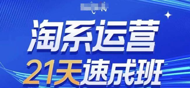 淘系运营21天速成班(更新24年6月)，0基础轻松搞定淘系运营，不做假把式-E网资源