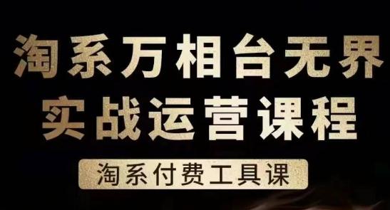 淘系万相台无界实战运营课，淘系付费工具课-E网资源