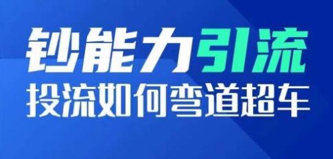 钞能力引流：投流如何弯道超车，投流系数及增长方法，创造爆款短视频-E网资源