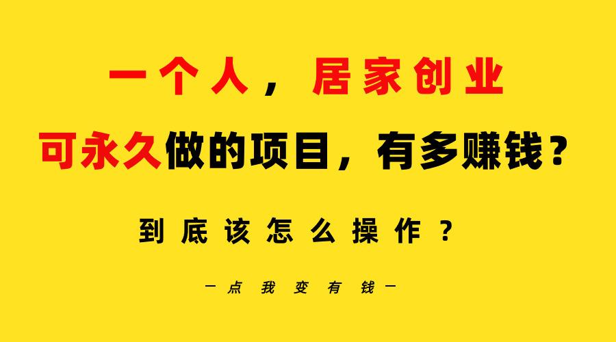 一个人，居家创业：B站每天10分钟，单账号日引创业粉100+，月稳定变现5W…-E网资源