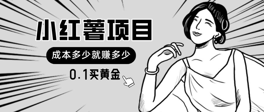 小红薯暴力项目，0.1买黄金。操作简单，日入无上限，可无限扩大。-E网资源