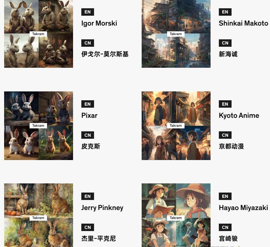 图片[1]-Midjourney辞典AIGC中英双语图文辞典+提示关键词Prompt大全-E网资源