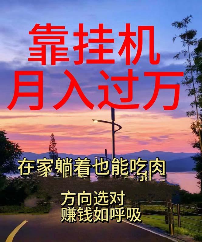 靠挂机，日入1000+，躺着也能吃肉，电脑手机都可挂-E网资源