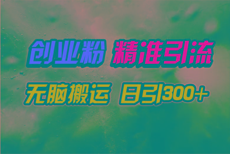 (9875期)视频号纯搬运日引300+创业粉教程！-E网资源