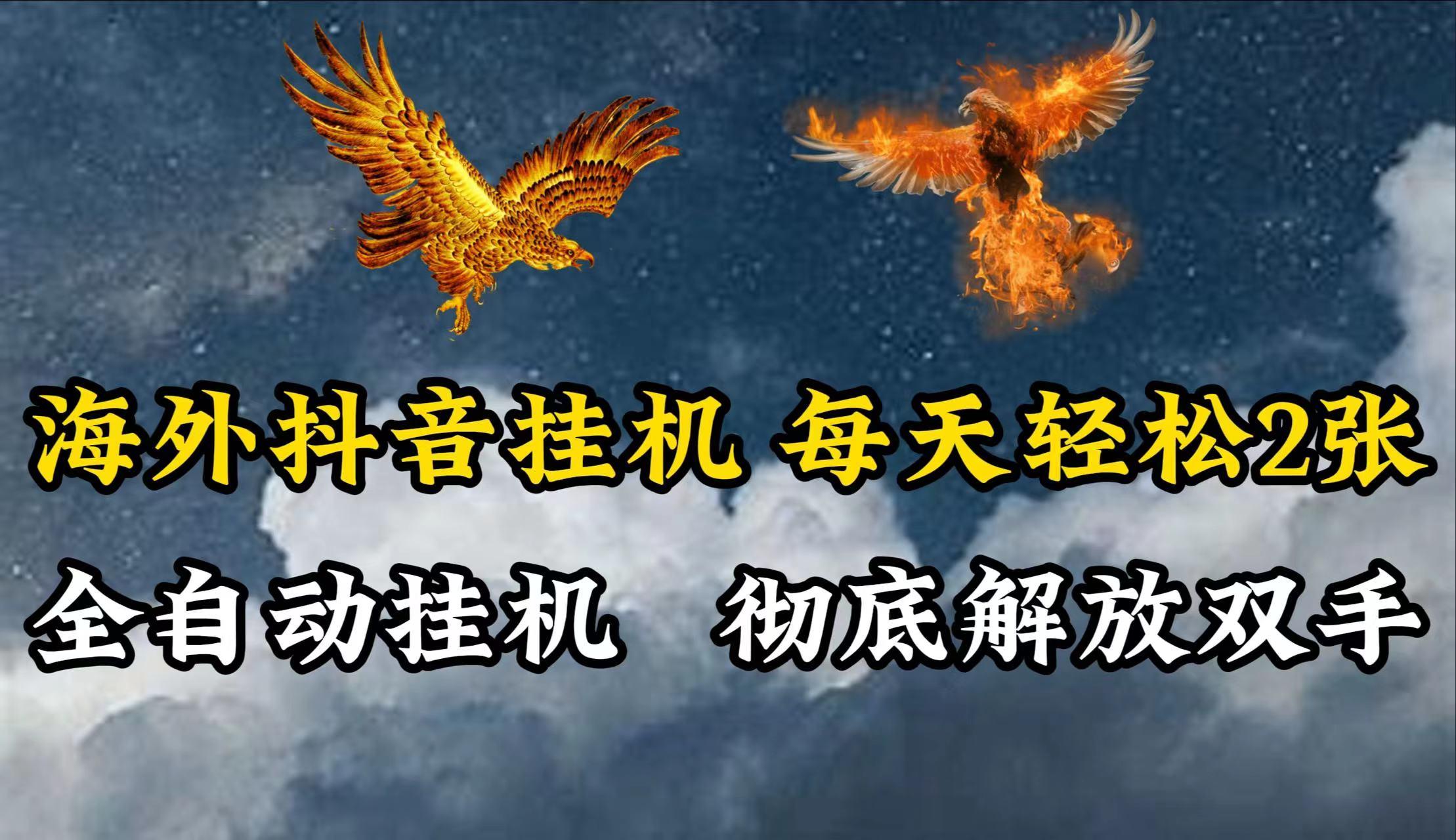海外抖音挂机，每天轻松2张，全自动挂机，彻底解放双手！-E网资源