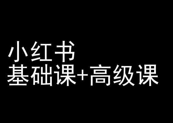 小红书基础课+高级课-小红书运营教程-E网资源