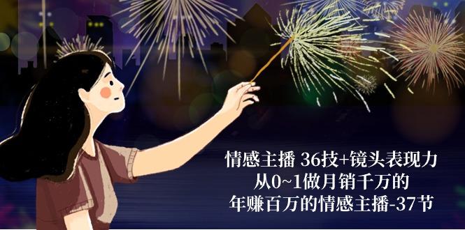 情感主播 36技+镜头表现力：从0~1做月销千万的，年赚百万的情感主播-37节-E网资源