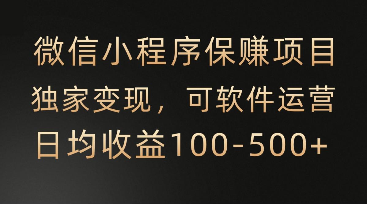 腾讯官方项目，可软件自动运营，稳定有保障，时间自由，永久售后，日均收益100-500+-E网资源