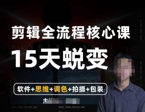 阿晖【全能剪辑高手训练营】剪辑+思维+调色+拍摄+包装（5合1）-E网资源