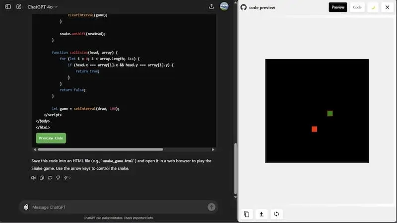 ChatGPT Code Preview｜AI编程预览工具-E网资源