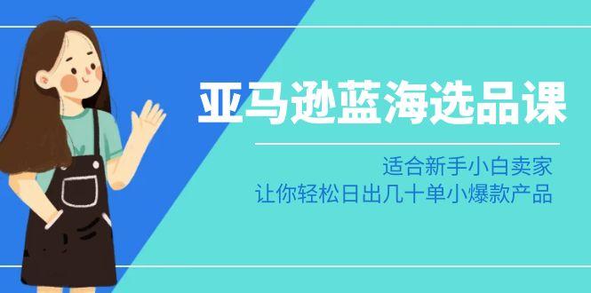 亚马逊-蓝海选品课：适合新手小白卖家，让你轻松日出几十单小爆款产品-E网资源