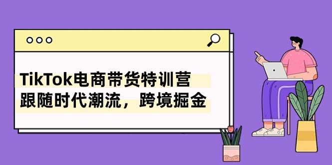 TikTok电商带货特训营，跟随时代潮流，跨境掘金(8节课-E网资源